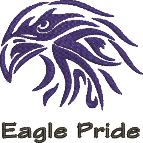 Eagle Pride Machine Embroidery Design