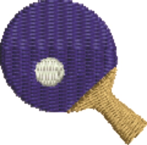 Table Tennis Machine Embroidery Design