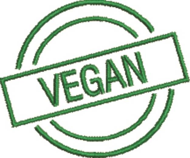 Picture of Vegan Seal Machine Embroidery Design