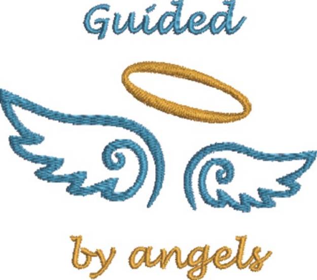Picture of Angel Wing Outline Machine Embroidery Design