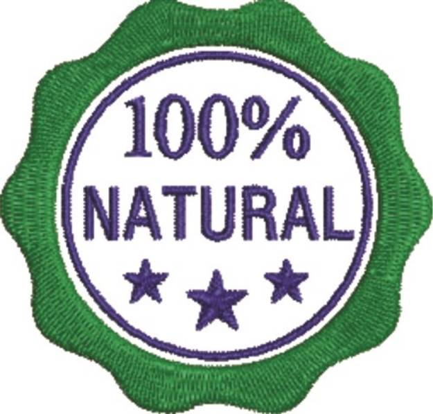 Picture of 100% Natural Seal Machine Embroidery Design
