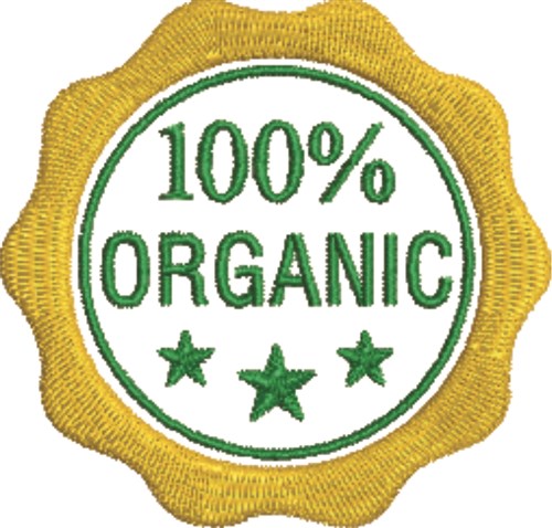100% Organic Seal Machine Embroidery Design