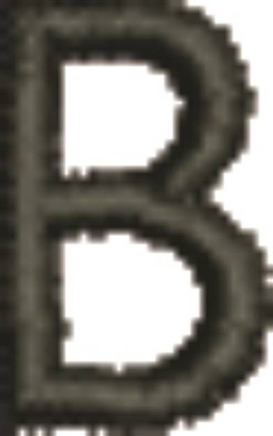 Picture of Monogram Letter B Machine Embroidery Design
