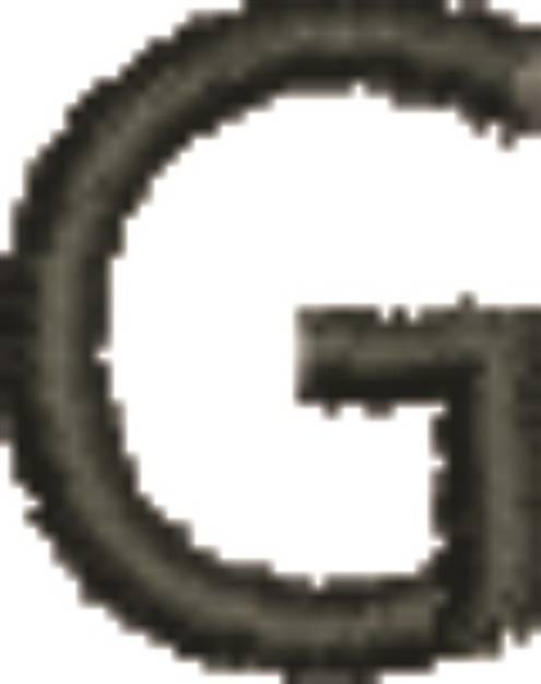 Picture of Monogram Letter G Machine Embroidery Design