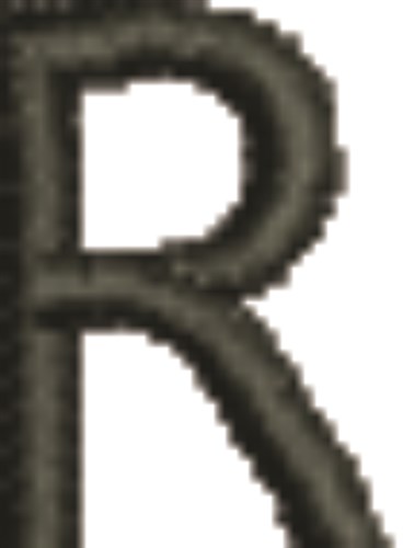 Monogram Letter R Machine Embroidery Design