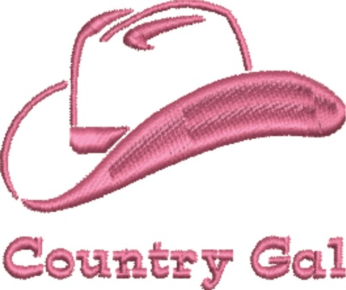 Cowboy Hat  Outline Machine Embroidery Design