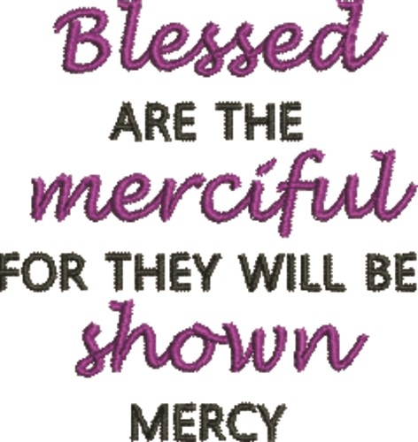 The Merciful Machine Embroidery Design