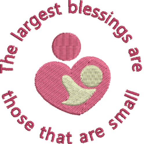 Largest Blessings Machine Embroidery Design
