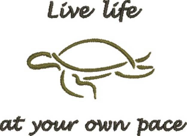 Picture of Live Life Machine Embroidery Design