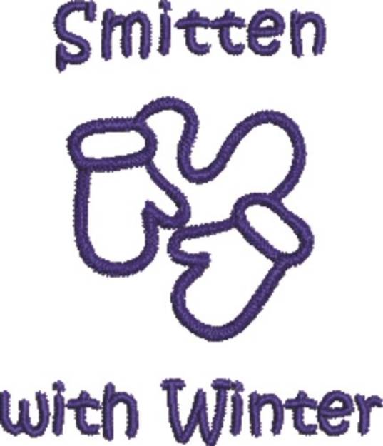 Picture of Smitten With Winter Machine Embroidery Design