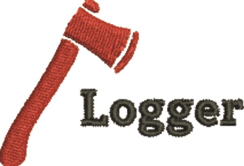 Logger Machine Embroidery Design