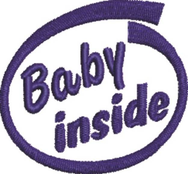 Picture of Baby Inside Machine Embroidery Design