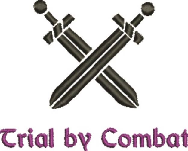 Picture of Trial by Combat Machine Embroidery Design