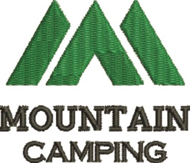Picture of Mountain Camping Machine Embroidery Design