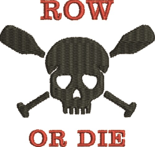 Rowing 2B Machine Embroidery Design
