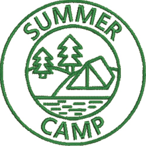 Summer Camp 11 Machine Embroidery Design