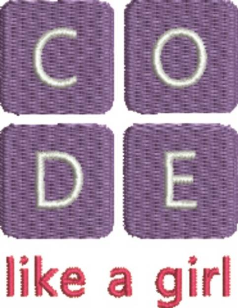 Picture of Coding 1C Machine Embroidery Design