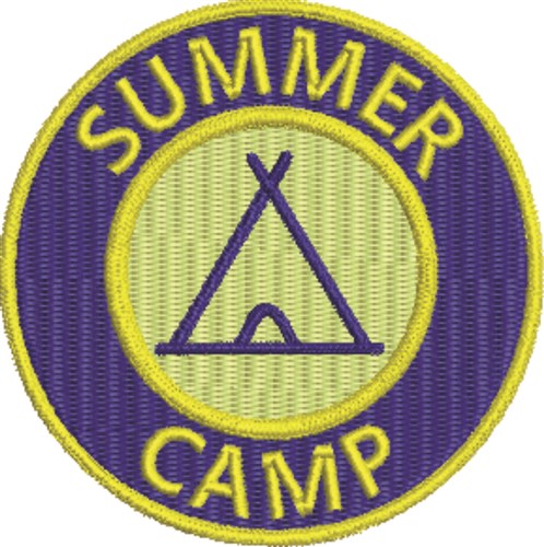 Summer Camp 3 Machine Embroidery Design