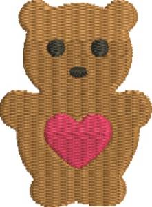 Picture of Teddy Bear 3 Machine Embroidery Design