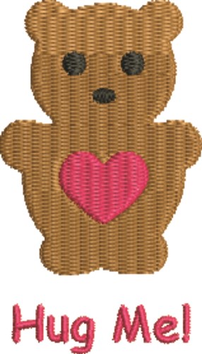 Teddy Bear 3A Machine Embroidery Design