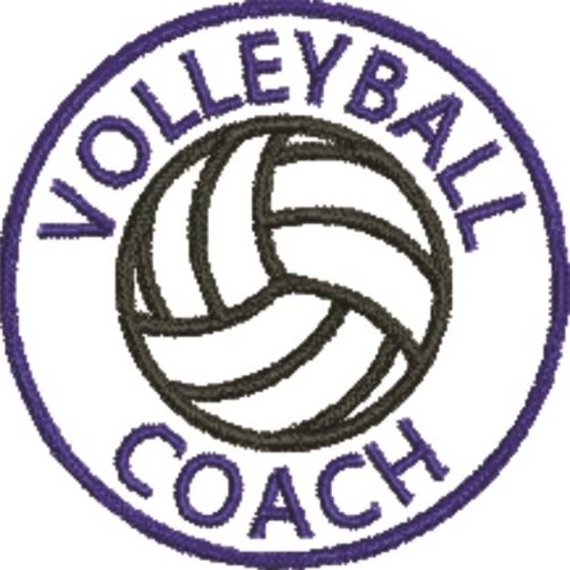 Picture of Volleyball Seal 2B Machine Embroidery Design