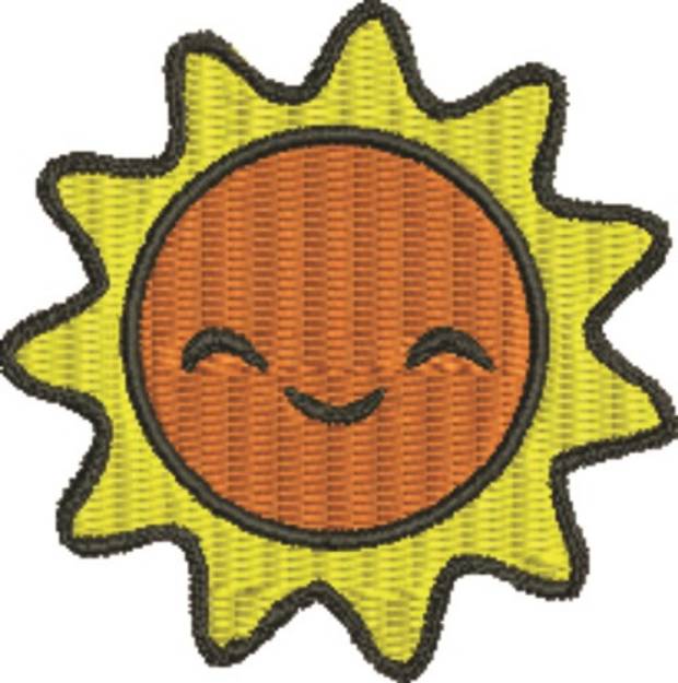 Picture of Happy Sunshine Machine Embroidery Design