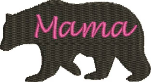 Picture of Mama Bear Machine Embroidery Design