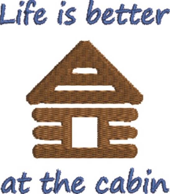 Picture of Better At Cabin Machine Embroidery Design