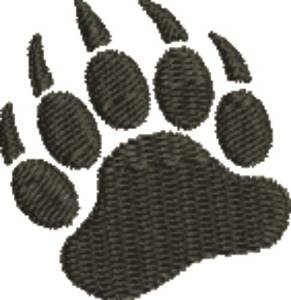 Picture of Bear Paw Print Machine Embroidery Design