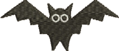 Vampire Bat Machine Embroidery Design