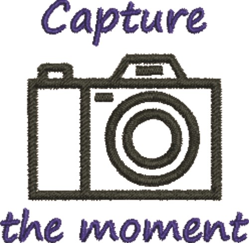 Capture The Moment Machine Embroidery Design