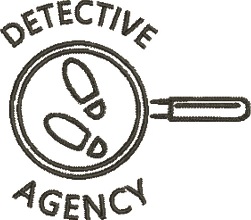 Detective Agency Machine Embroidery Design