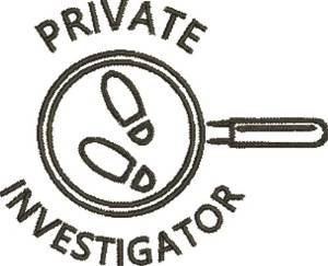 Picture of Private Investigator Machine Embroidery Design