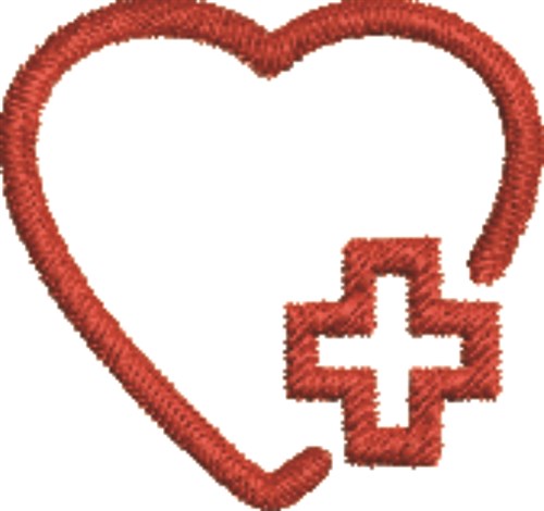 Medical Heart Machine Embroidery Design