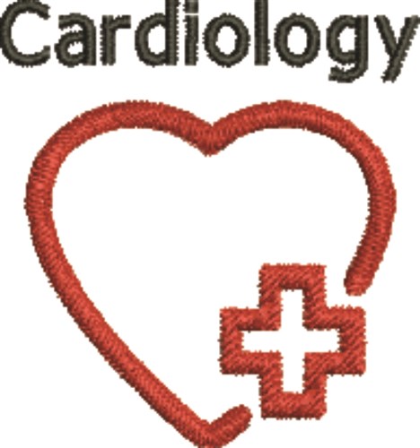 Cardiology Machine Embroidery Design