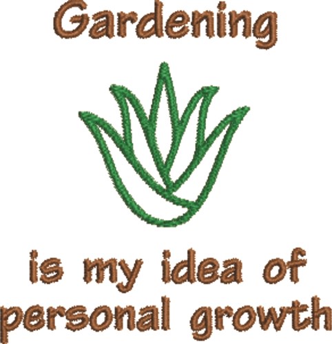 Personal Growth Machine Embroidery Design