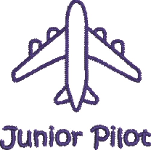 Junior Pilot Machine Embroidery Design