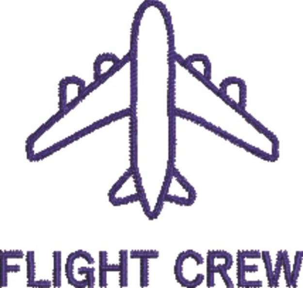 Picture of Small Airplane Flight Crew Machine Embroidery Design