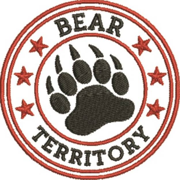 Picture of Bear Territory Machine Embroidery Design