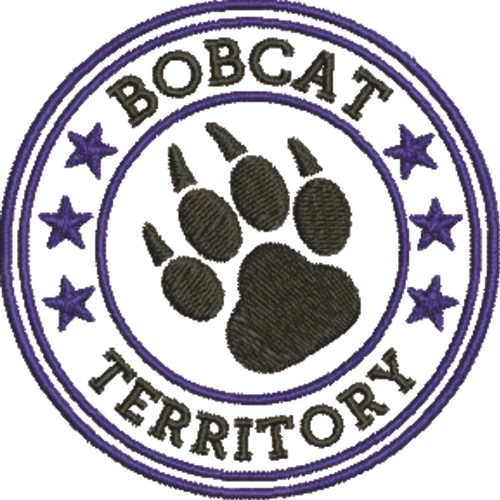 Bobcat Seal Machine Embroidery Design