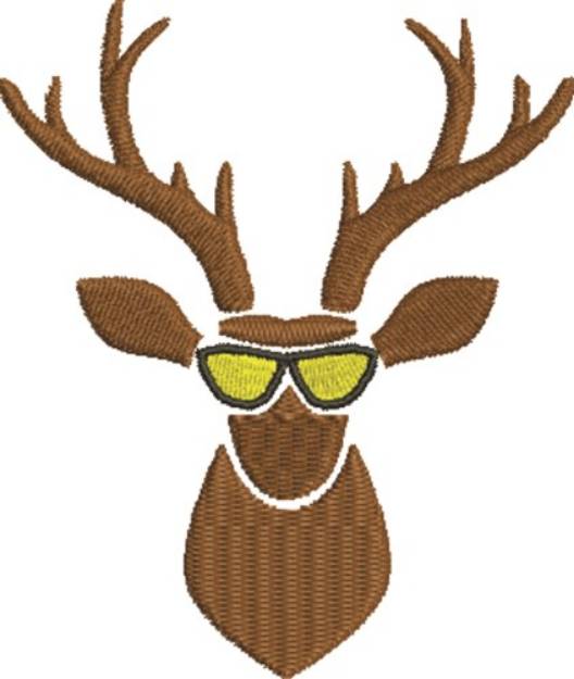 Picture of Cool Buck Machine Embroidery Design