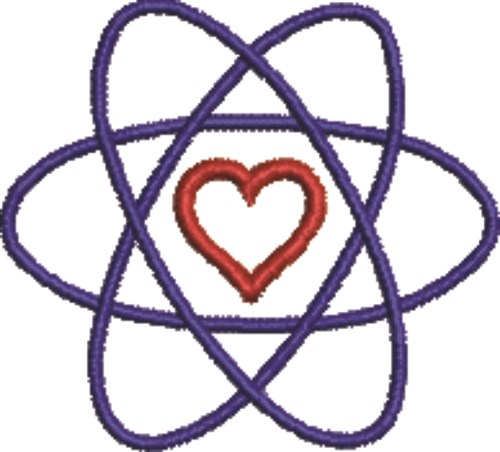 Love Science Machine Embroidery Design