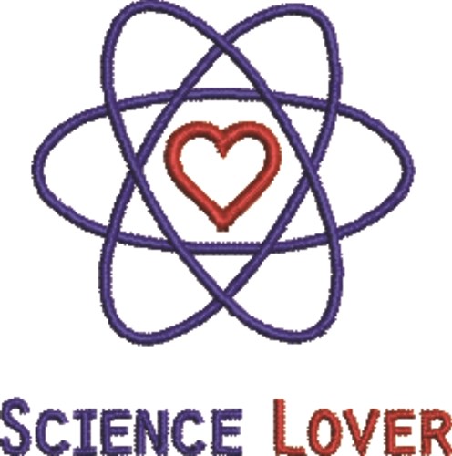 Science Lover Machine Embroidery Design