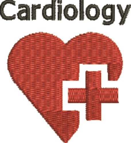 Cardiology Machine Embroidery Design