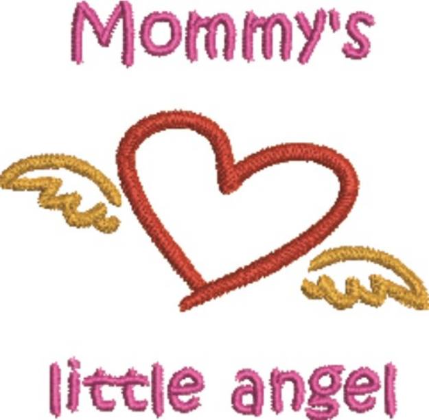 Picture of Mommys Little Angel Machine Embroidery Design