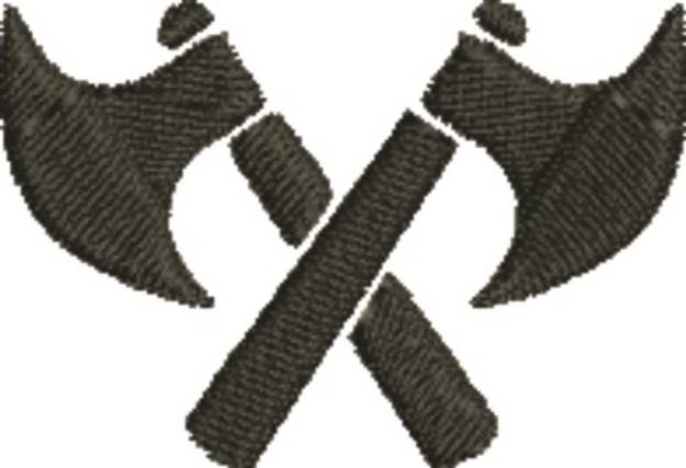 Picture of Battle Axe Machine Embroidery Design