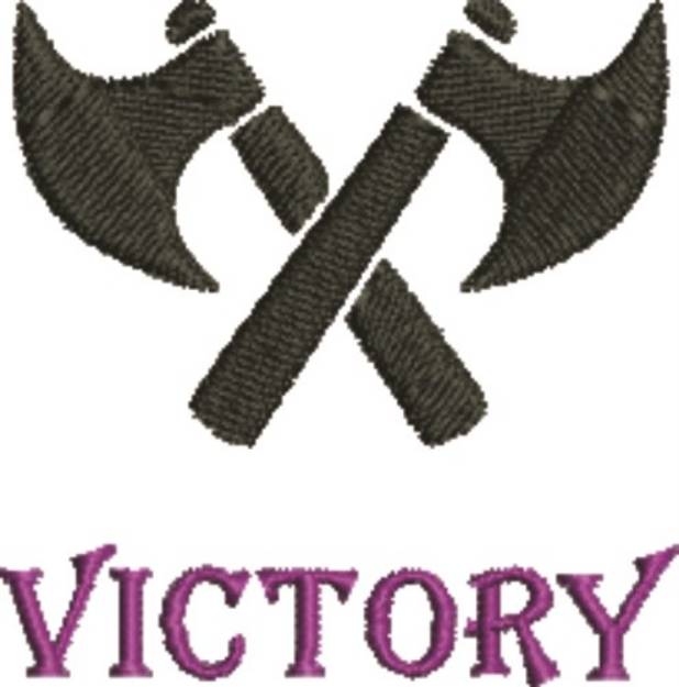 Picture of Victory Battle Axe Machine Embroidery Design
