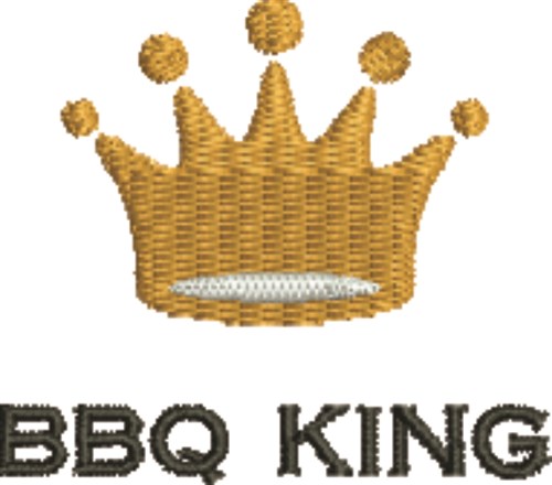 BBQ King Machine Embroidery Design