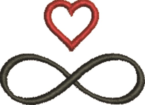 Love Infinity Machine Embroidery Design
