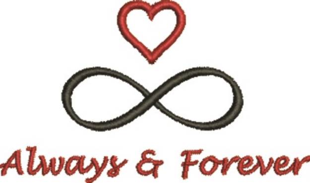 Picture of Always And Forever Machine Embroidery Design